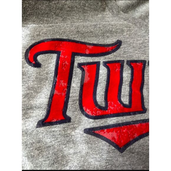 PINK By Victorias Secret Minnesota Twins Baseball Shirt Size Large Flaws - Picture 7 of 9